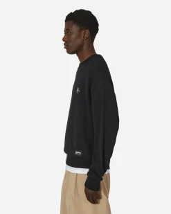 Neighborhood Knitwear^Plain Crewneck Sweater Black