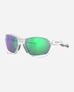 Oakley Eyewear|Eyewear^Plazma Sunglasses Clear Matte / Prizm Road