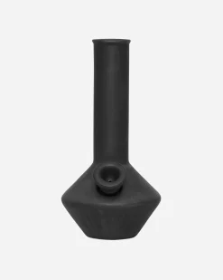 Summerland Ceramics High Times^Pleasure Point Bong Matte Black