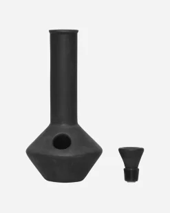 Summerland Ceramics High Times^Pleasure Point Bong Matte Black