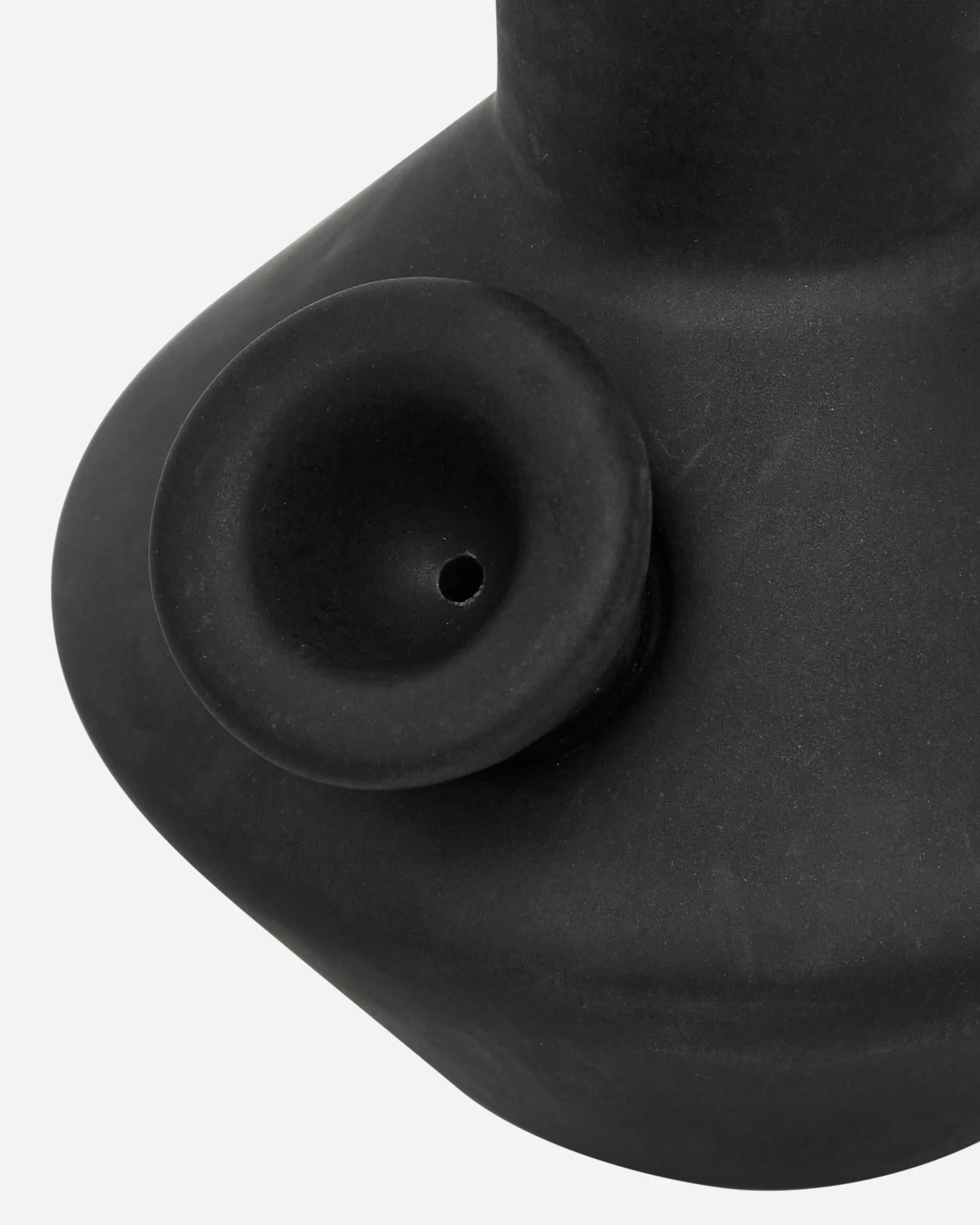 Summerland Ceramics High Times^Pleasure Point Bong Matte Black