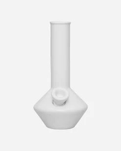Summerland Ceramics High Times^Pleasure Point Bong White