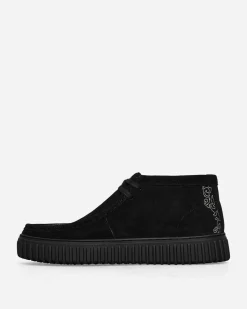 Clarks Classic Shoes^Pleasures Torhill Woven Boots Black