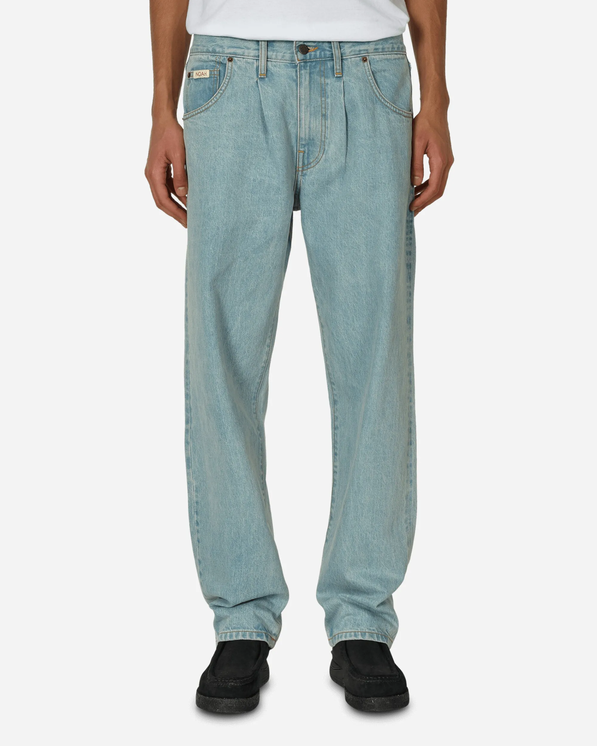 Noah Pants^Pleated Jeans Light Wash