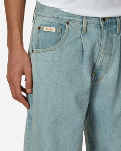 Noah Pants^Pleated Jeans Light Wash