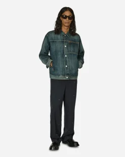 Undercover Pants^Pleated Pants Dark Navy