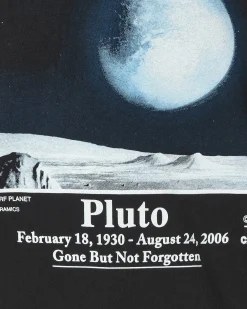 Online Ceramics T-Shirts^Pluto T-Shirt Black