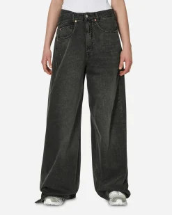 MM6 Maison Margiela Pants^5-Pocket Side Panel Denim Trousers Grey