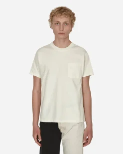 ERL T-Shirts^Pocket T-Shirt White
