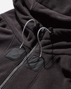 GR10K Sweatshirts^Polartec Fleece Hoodie Black