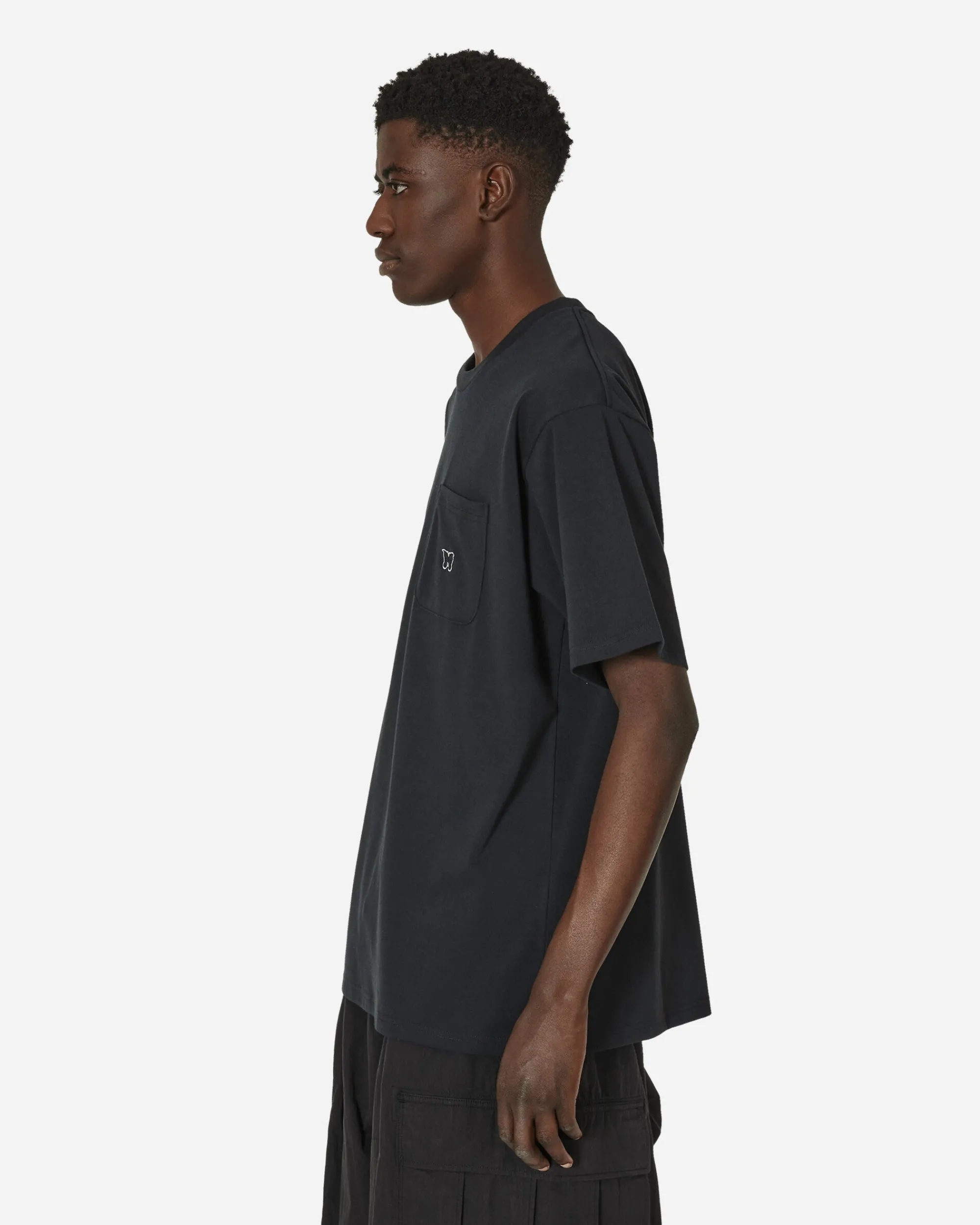 Needles T-Shirts^Poly Jersey T-Shirt Black