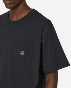 Needles T-Shirts^Poly Jersey T-Shirt Black