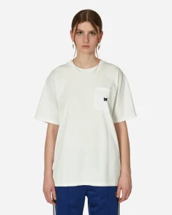 Needles T-Shirts^Poly Jersey T-Shirt White