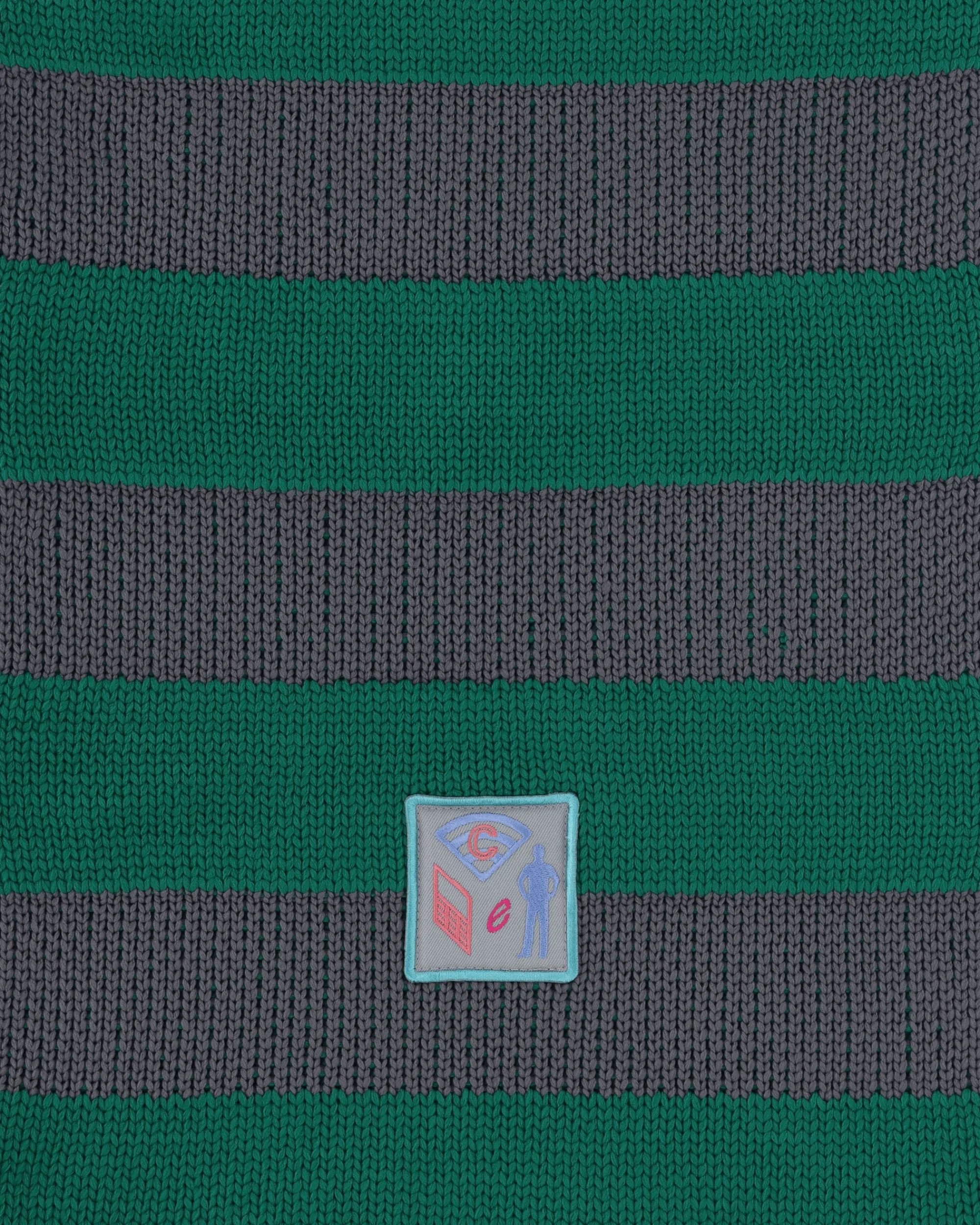 Cav Empt Gloves And Scarves|Gloves And Scarves^Poly Knit Stripe Scarf Green