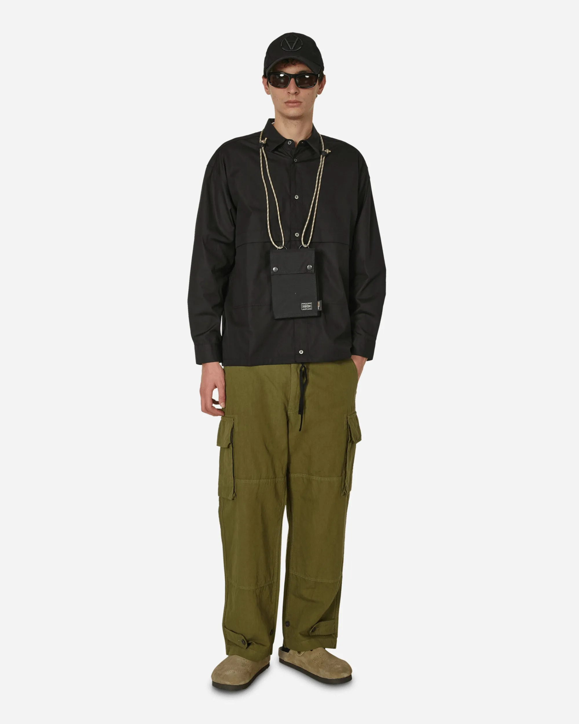 Comme Des Garçons Homme Bags And Backpacks|Bags And Backpacks^Porter Cordura Nylon Pochette Black