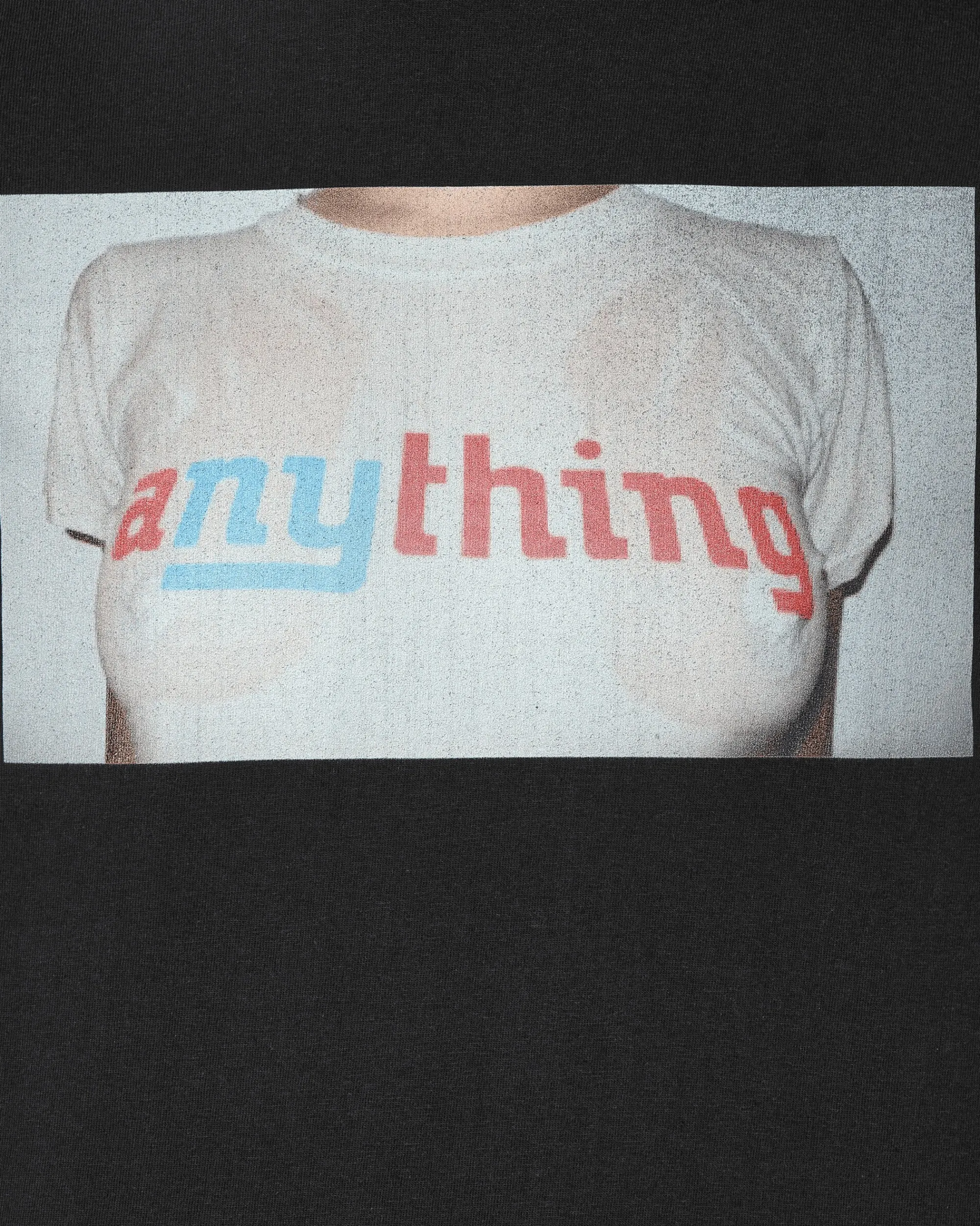 aNYthing T-Shirts^Portrait T-Shirt Black