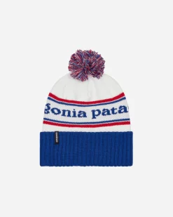 Patagonia Hats|Hats^Powder Town Beanie Park Stripe / Viking Blue