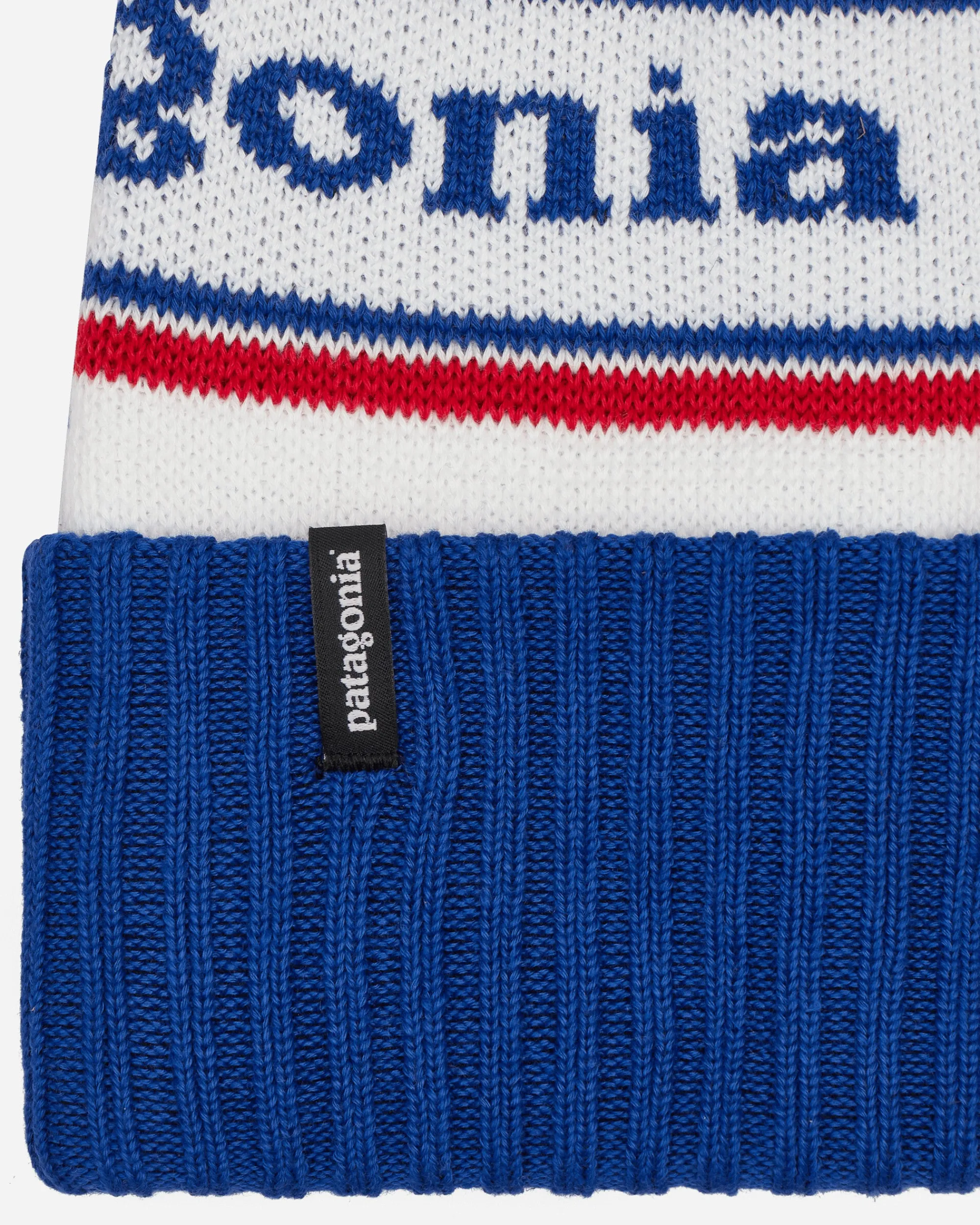 Patagonia Hats|Hats^Powder Town Beanie Park Stripe / Viking Blue