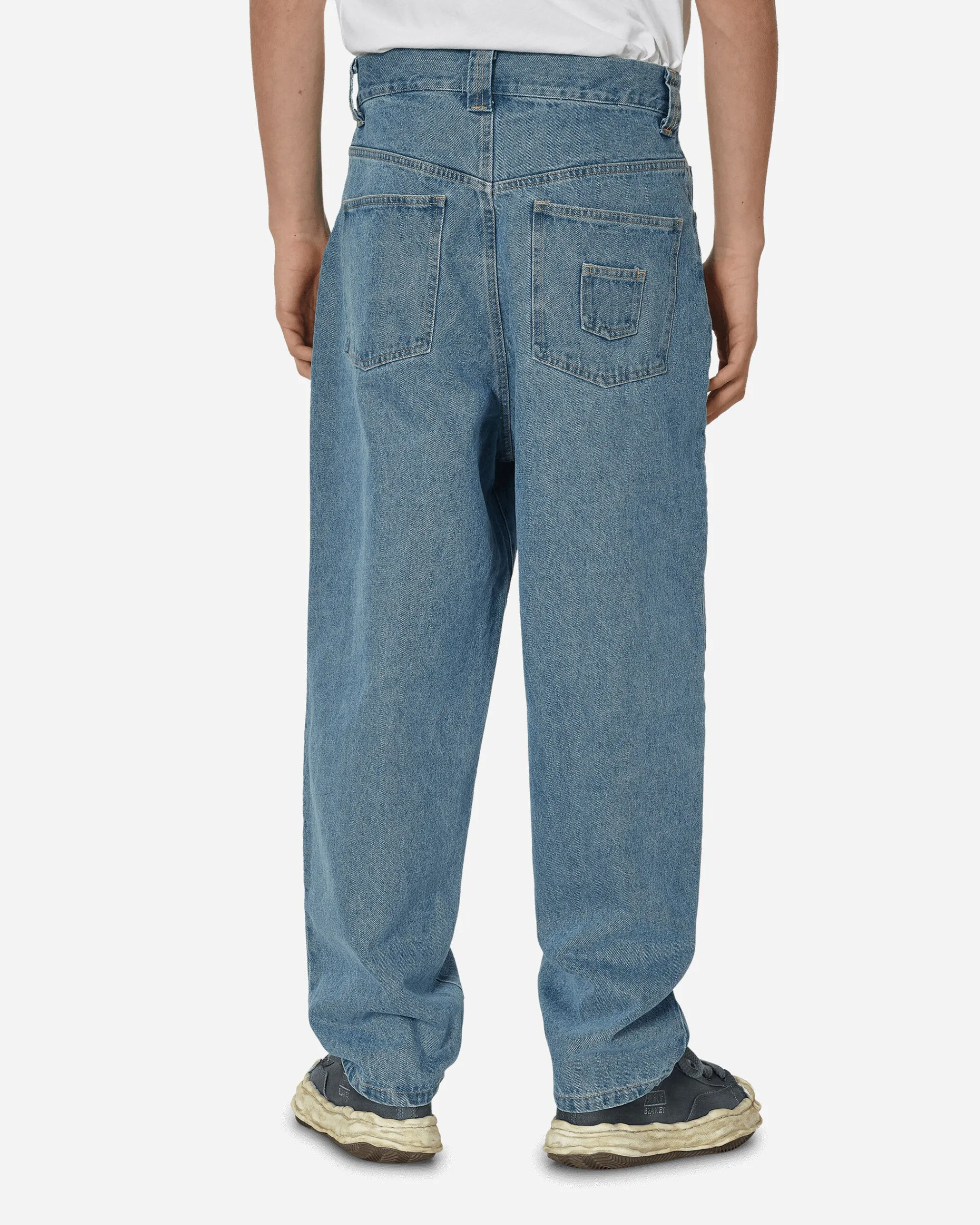 Phingerin Pants^P-Pokets Denim Pants Sax