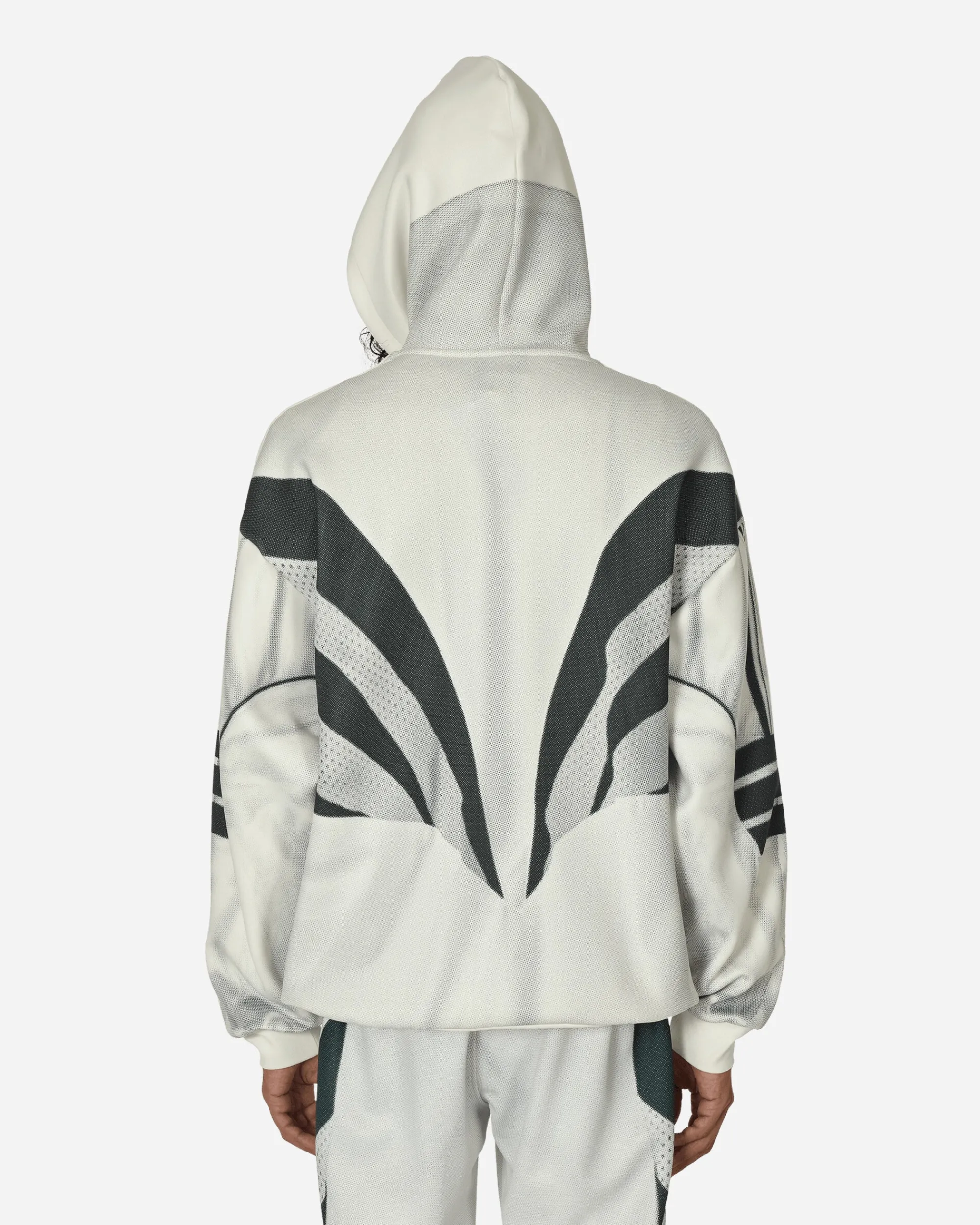 adidas Sweatshirts^Premium Print Hoodie Cloud White