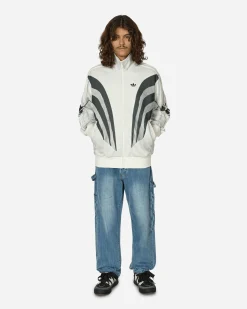 adidas Sweatshirts^Premium Print Track Top Cloud White