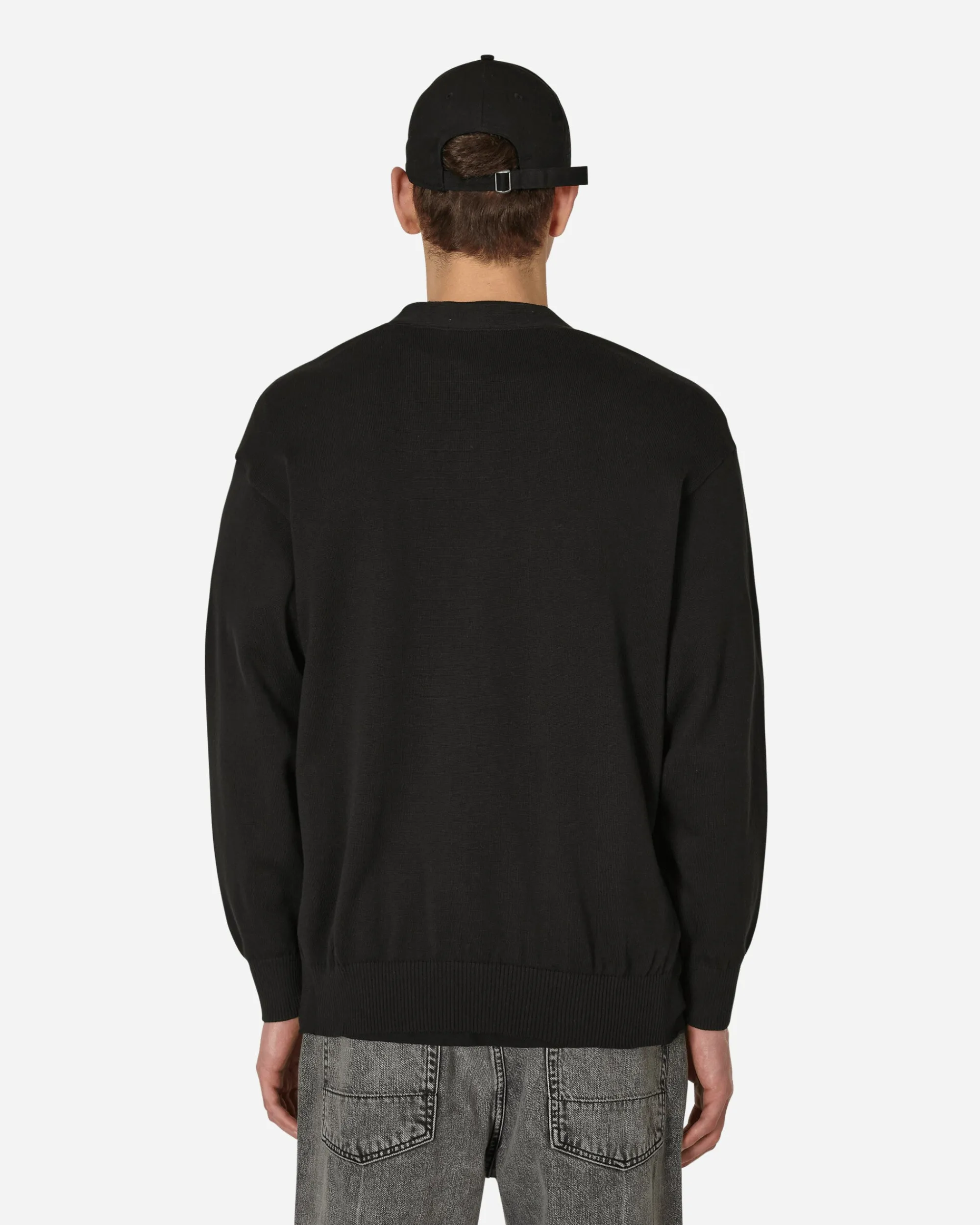 Undercoverism Knitwear^Printed Cotton Cardigan Black