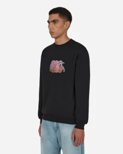 Stockholm (Surfboard) Club Sweatshirts^Printed Crewneck Sweatshirt Black