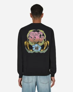 Stockholm (Surfboard) Club Sweatshirts^Printed Crewneck Sweatshirt Black