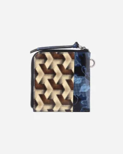 Dries Van Noten Bags And Backpacks|Bags And Backpacks^Printed Leather Pouch Blue