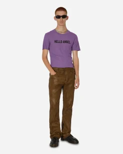 Stockholm (Surfboard) Club T-Shirts^Printed Rib T-Shirt Purple
