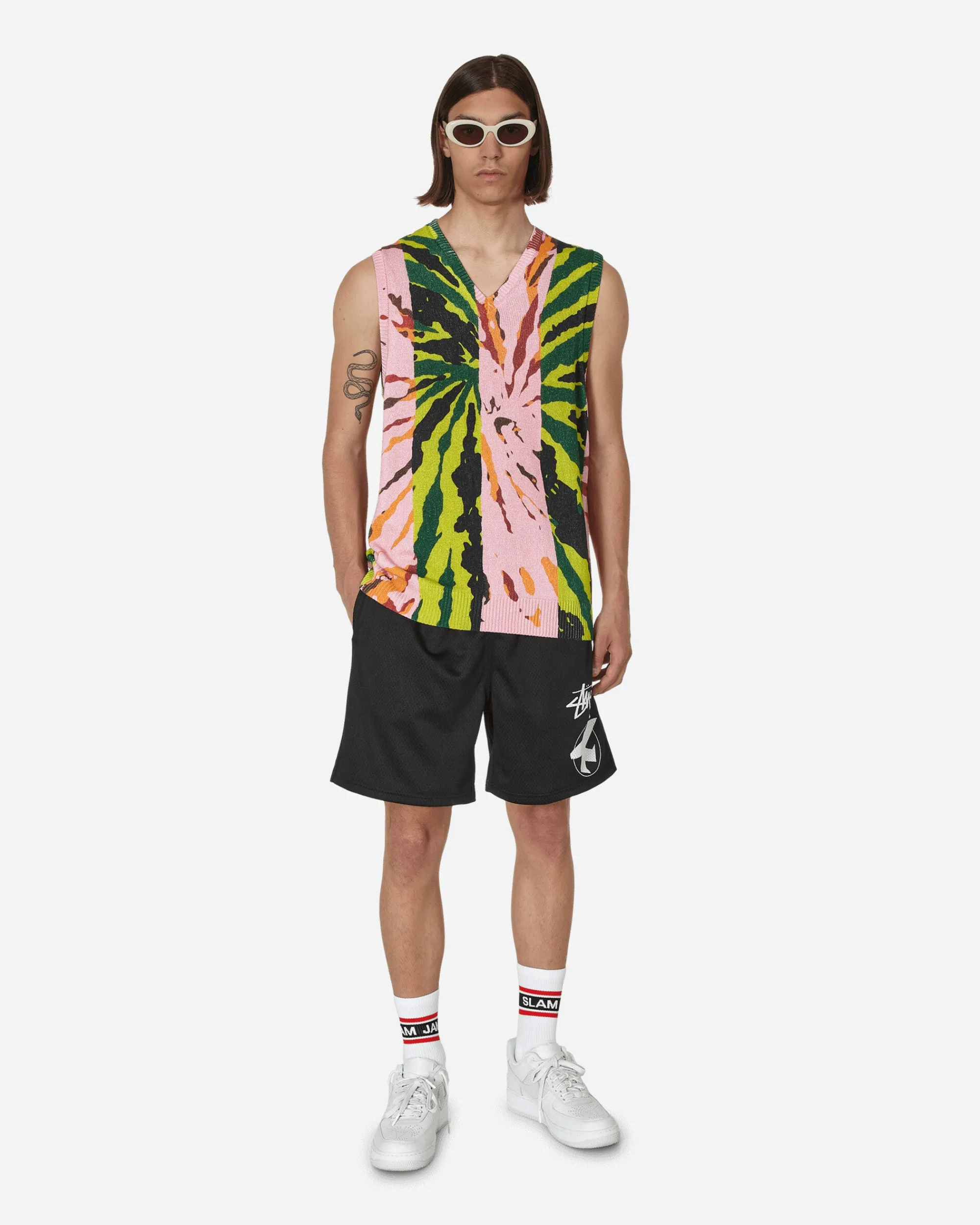 Stüssy Knitwear^Printed Sweater Vest Pink