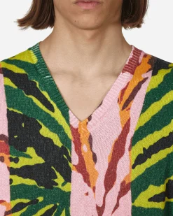 Stüssy Knitwear^Printed Sweater Vest Pink