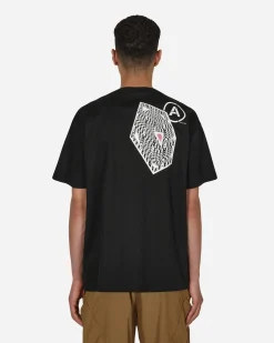 Acronym T-Shirts^Printed T-Shirt Black
