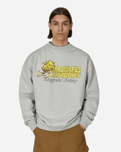 Brain Dead Sweatshirts^Progressive Artistry Crewneck Sweatshirt Heather Grey