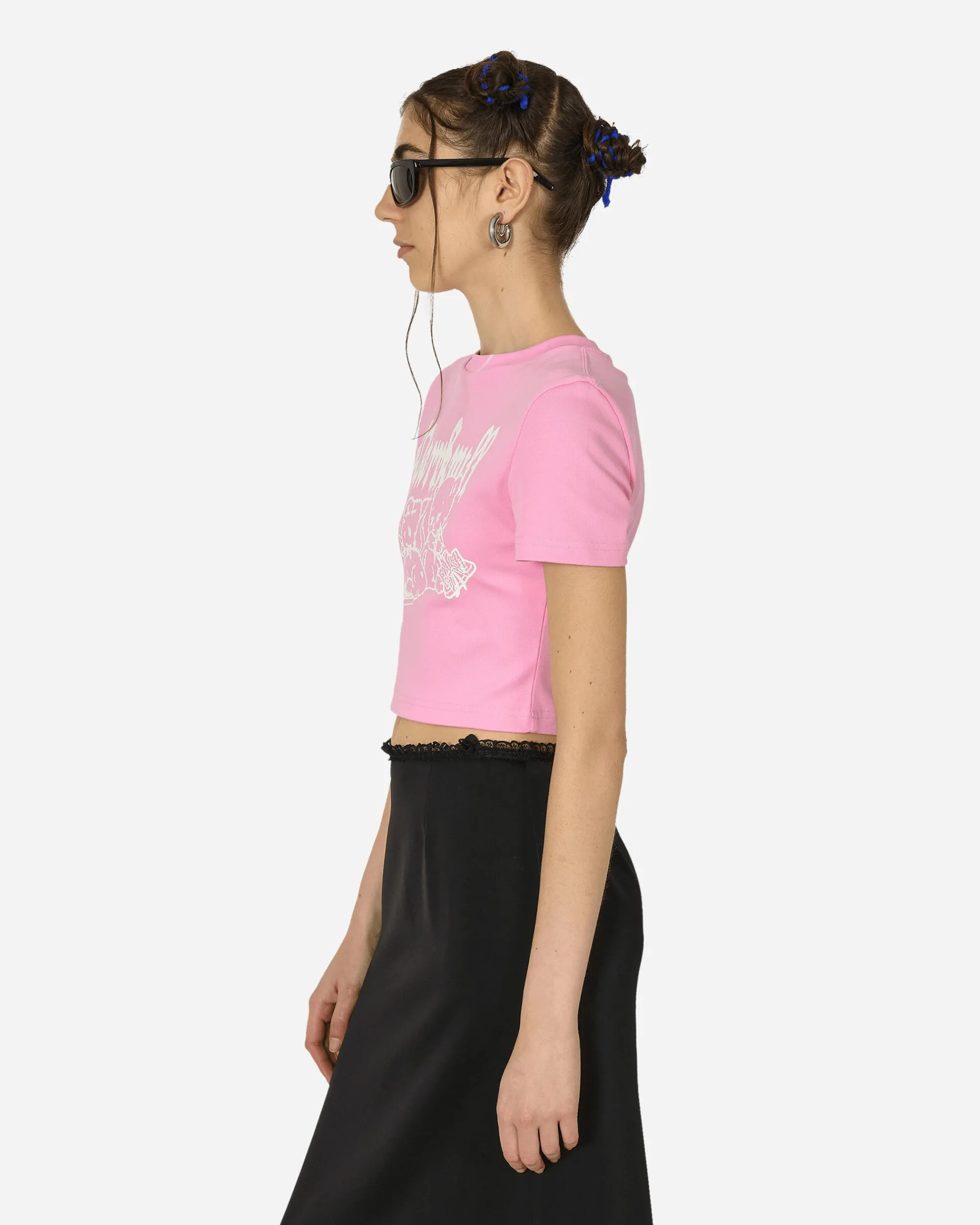MARRKNULL T-Shirts^Punk Bear Slim-Fit T-Shirt Pink