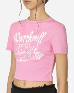 MARRKNULL T-Shirts^Punk Bear Slim-Fit T-Shirt Pink