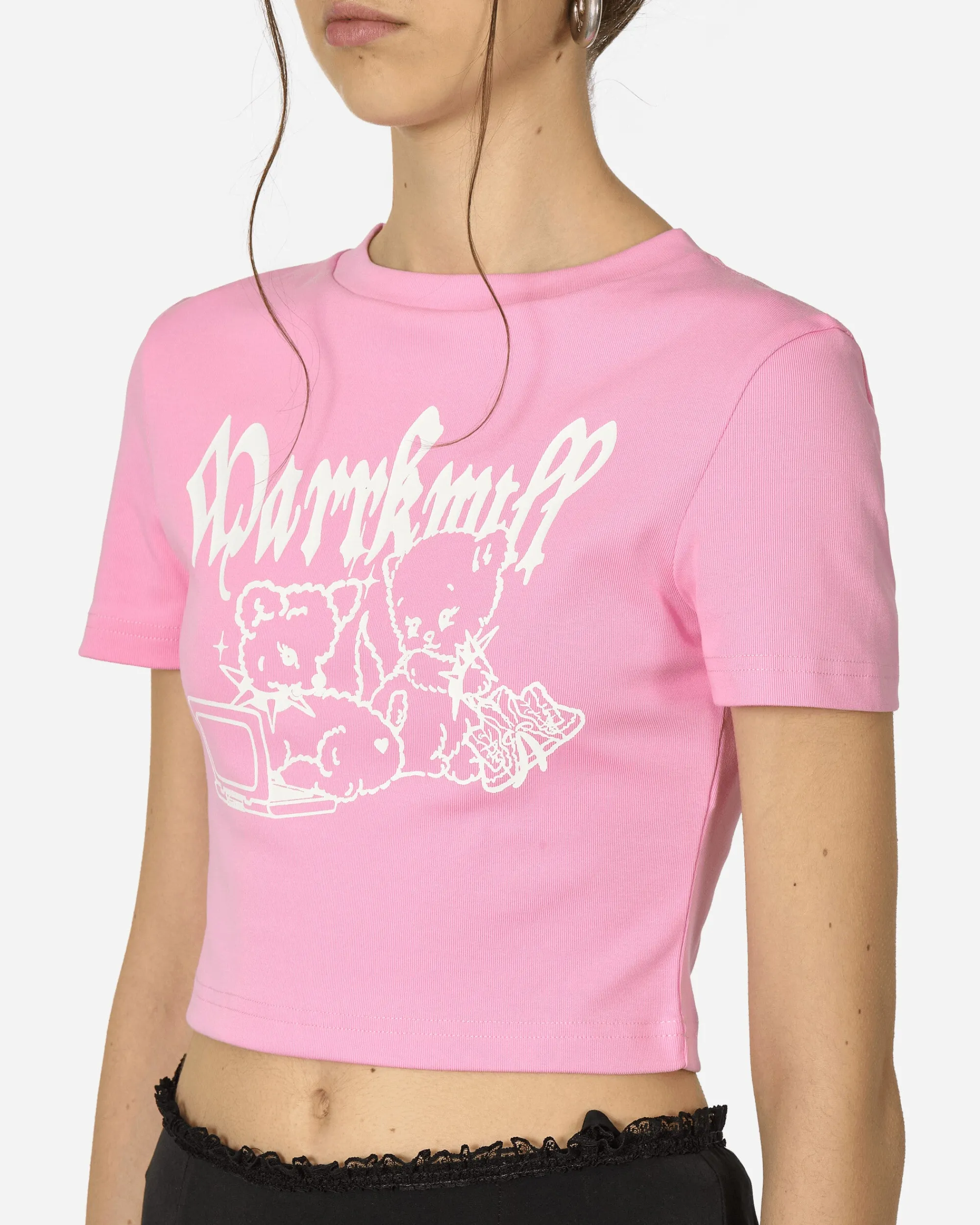 MARRKNULL T-Shirts^Punk Bear Slim-Fit T-Shirt Pink