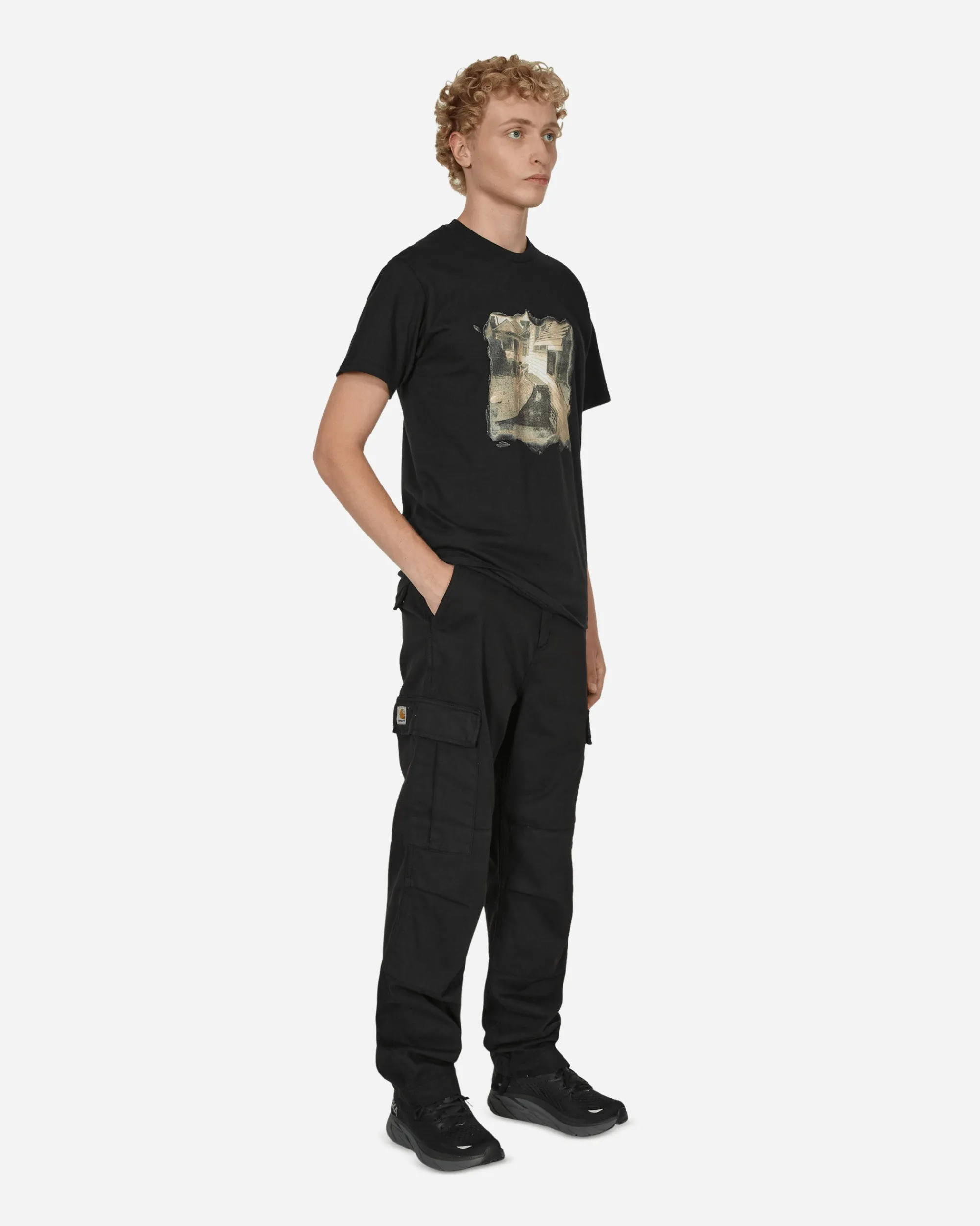 Hockey T-Shirts^Quarter Pipe T-Shirt Black