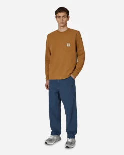 Carhartt WIP T-Shirts^Quartersnacks Slub Yarn Pocket Longsleeve T-Shirt Brown