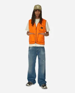 Awake NY Coats And Jackets^Quilted Nylon Shell Vest Orange