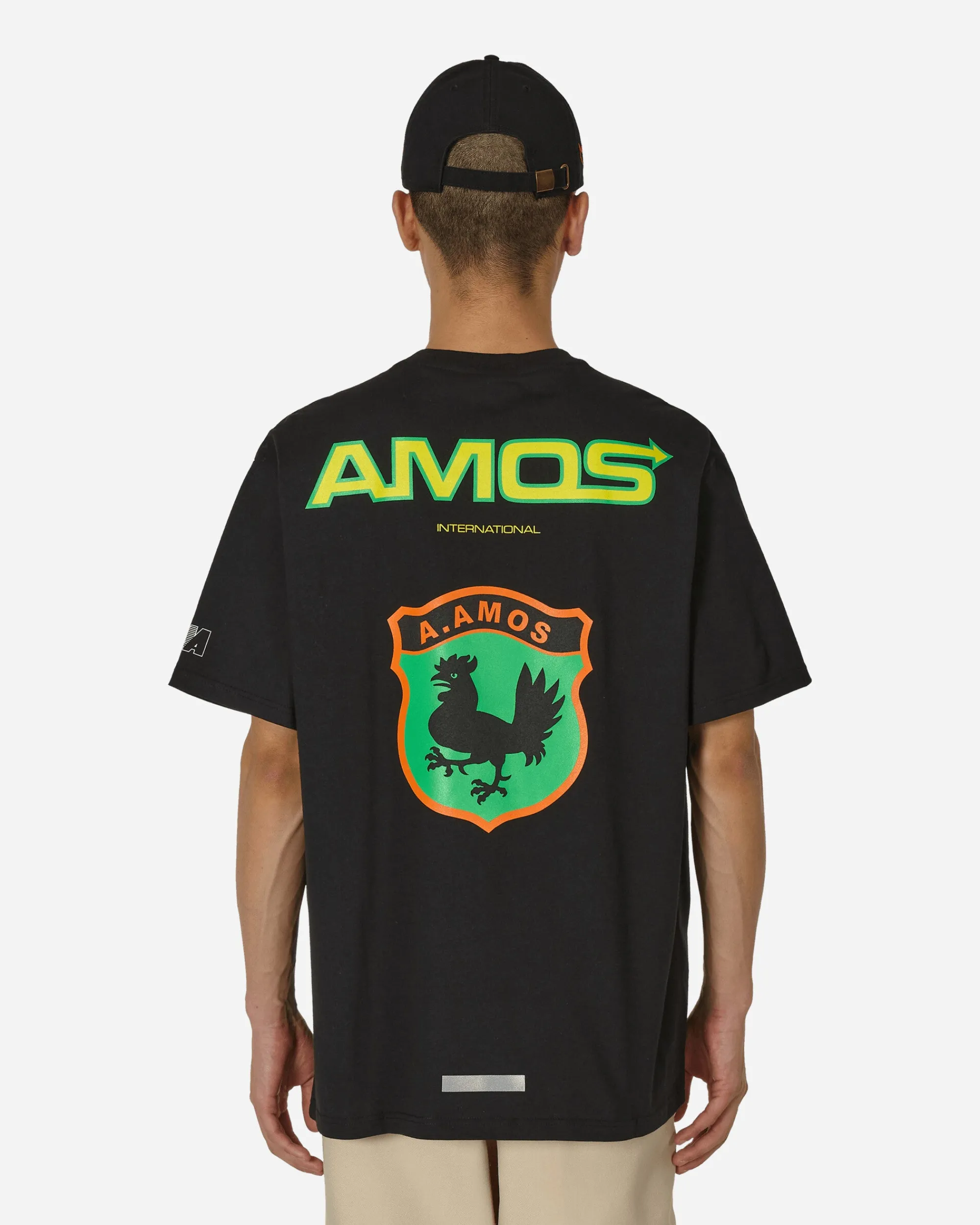 Automobili Amos T-Shirts^Racing Sponsors T-Shirt Black
