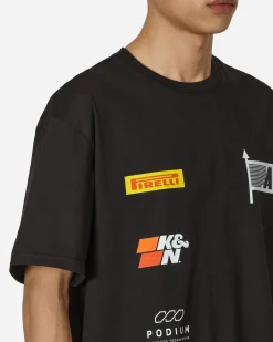 Automobili Amos T-Shirts^Racing Sponsors T-Shirt Black