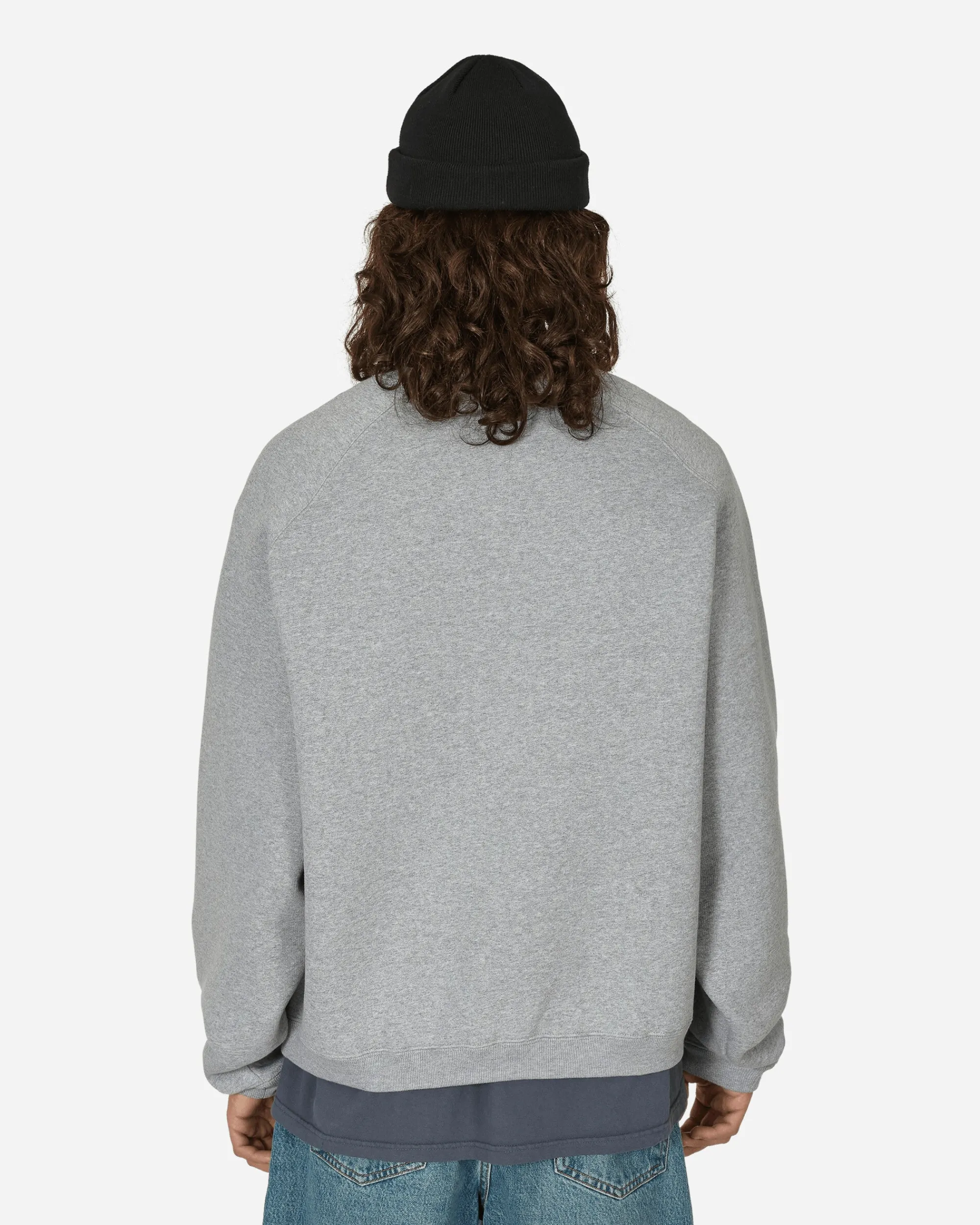 Stüssy Sweatshirts^Raglan Sleeve Crewneck Sweatshirt Grey Heather