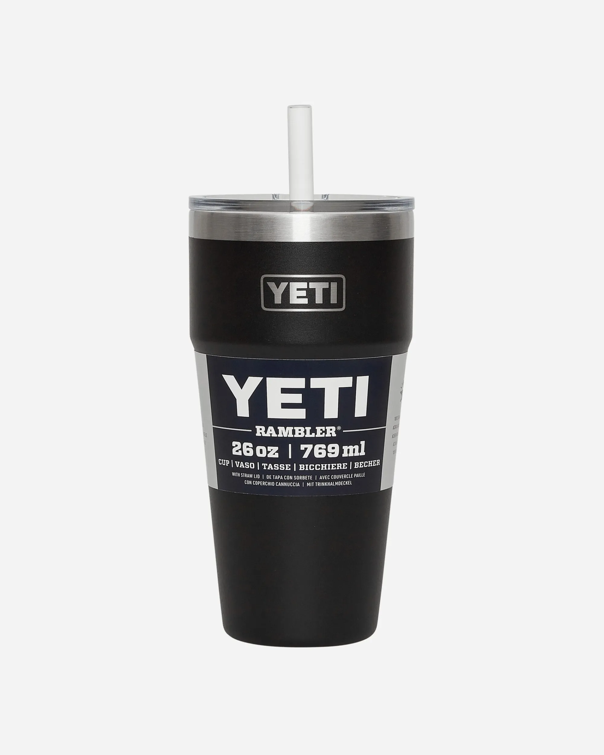 YETI Equipment^Rambler Straw Cup Black