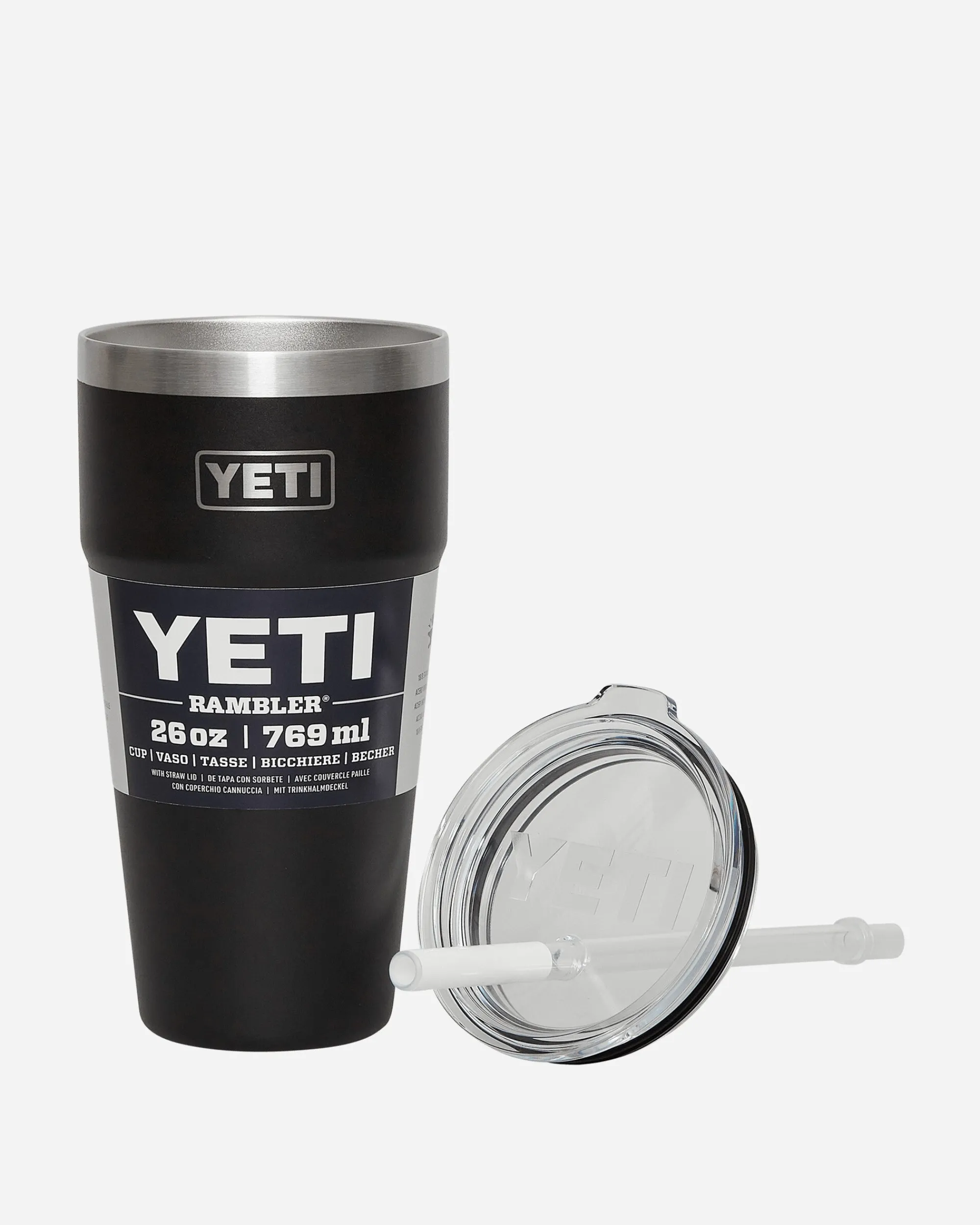 YETI Equipment^Rambler Straw Cup Black