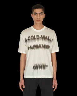 A-Cold-Wall* T-Shirts^Rationale T-Shirt White
