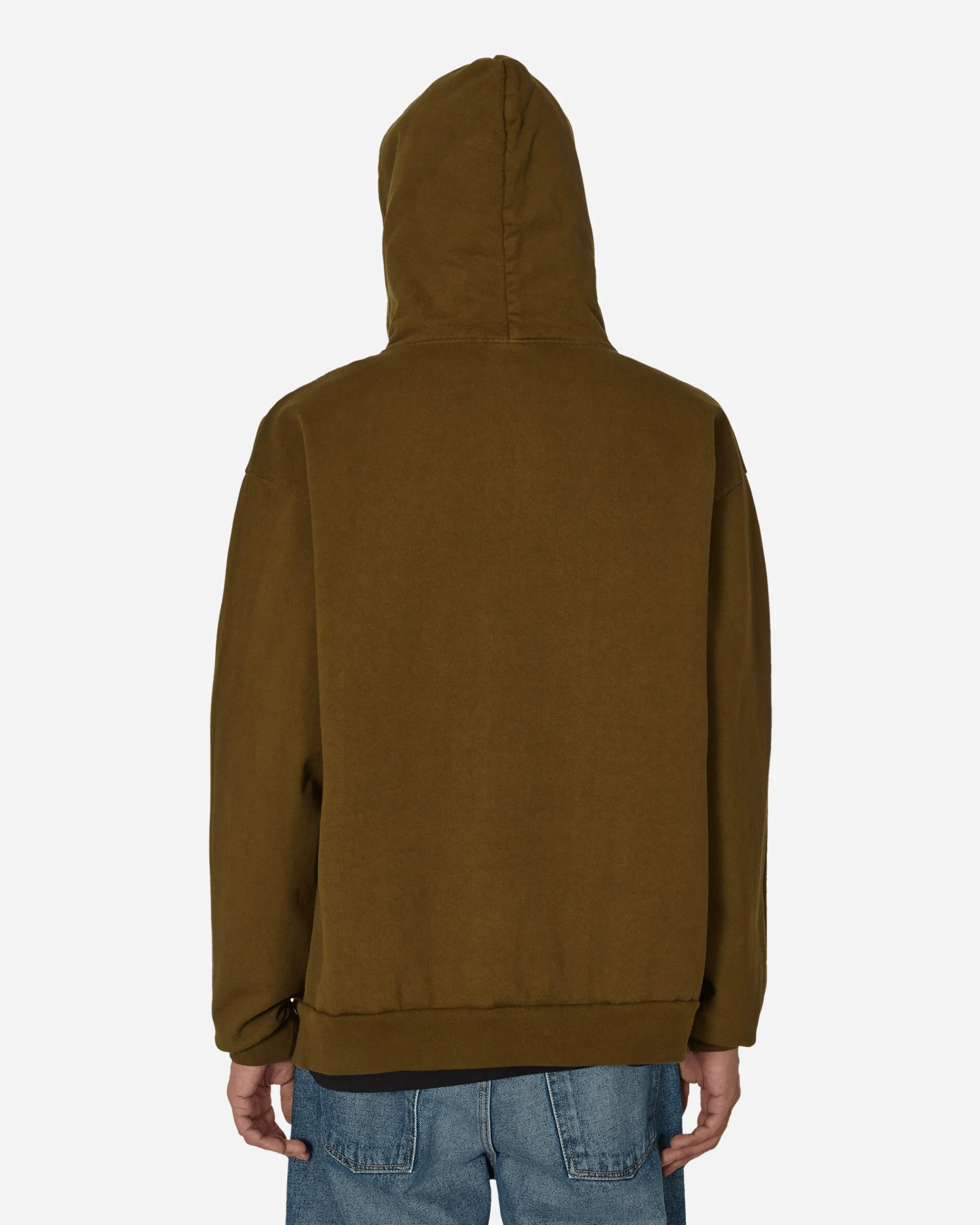 Stray Rats Sweatshirts^Ratstar Zip Up Hoodie Olive