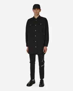 Undercover Shirts^Raw Cut Overshirt Black