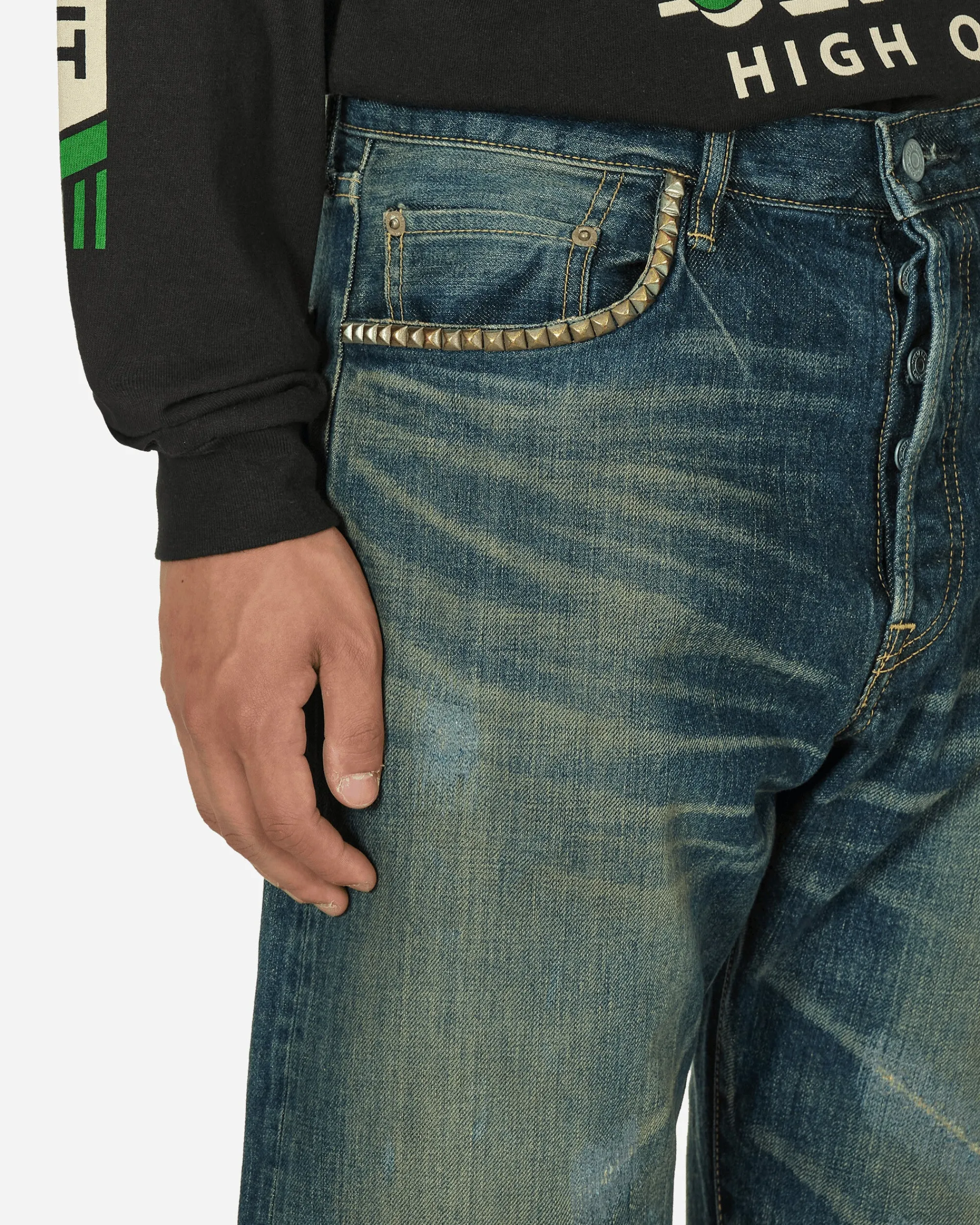 Hysteric Glamour Pants^RCR Processed 50's XX Straight Denim Pants Indigo
