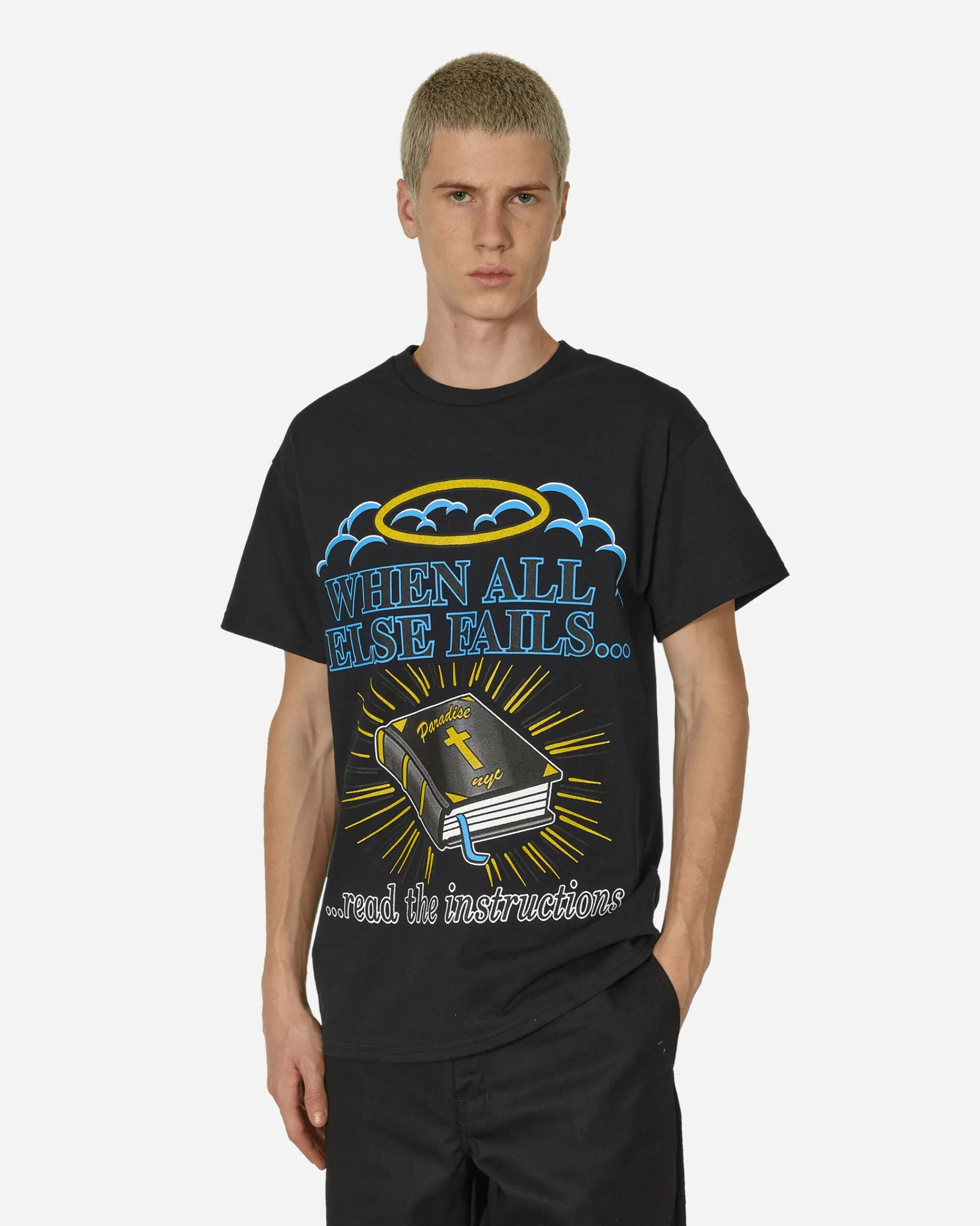 Paradis3 T-Shirts^Read The Instructions T-Shirt Black
